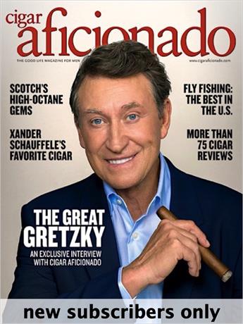 Cigar Aficionado celebrates cigars and the good life. It shows you how to work, dine, travel and live surrounded by the very best of everything.

Cigar Aficionado is not intended for or directed to persons under the age of 21. Offer available to residents of the United States only. NEW subscribers only. One subscription per household.