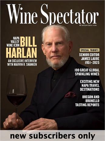 Wine Spectator takes the guesswork out of buying and enjoying wine. You'll get an exciting, insider’s view of the good life, including fine dining, wine, travel and entertainment.

Wine Spectator is not intended for or directed to persons under the age of 21. Offer available to residents of the United States only. NEW subscribers only. One subscription per household.