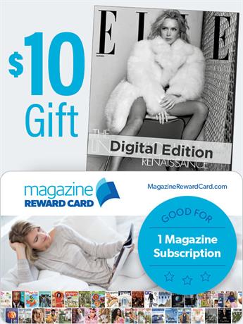 ELLE magazine delivers full fashion coverage for the stylish, sophisticated woman. You’ll get the latest aspirational and accessible fashion trends and essential tips on beauty and personal style.  Plus, you’ll get exclusive pop culture features.